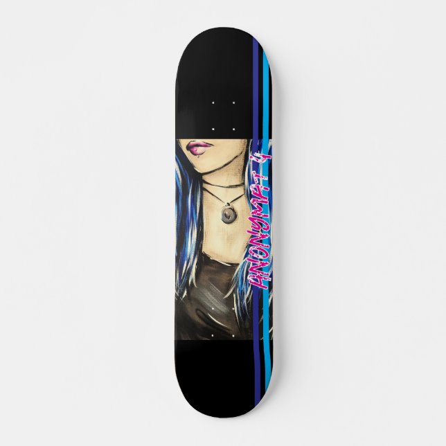 Skateboard Anonymat 4  (Anverso )
