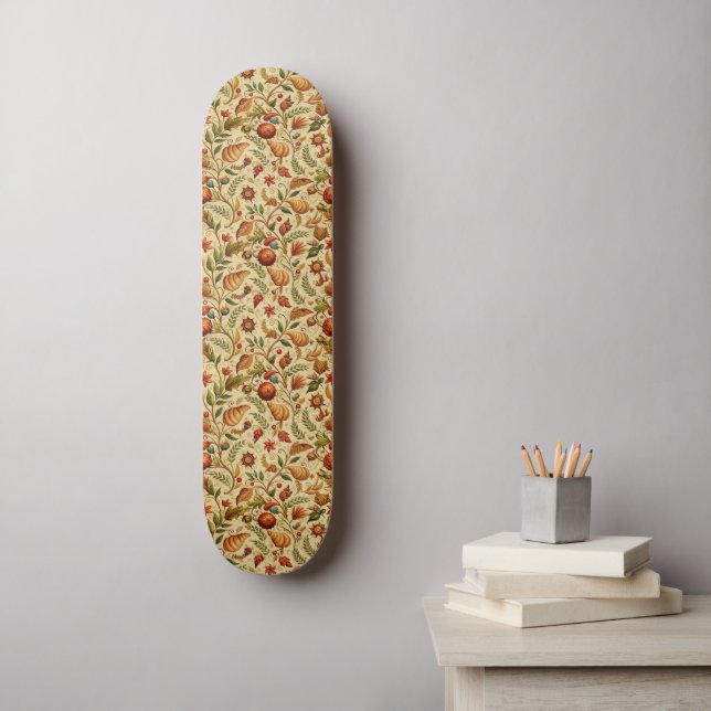 Skateboard Ansiando Croissants (Arte de la pared)