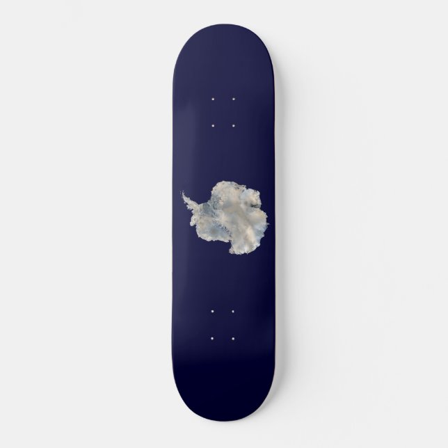 Skateboard Antártida (imágenes de mármol azul de la NASA) (Anverso)