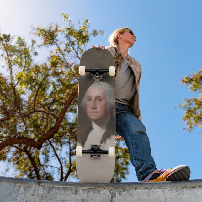 Skateboard Anthaeneum George Washington Primer Presidente de  (Exterior 1)