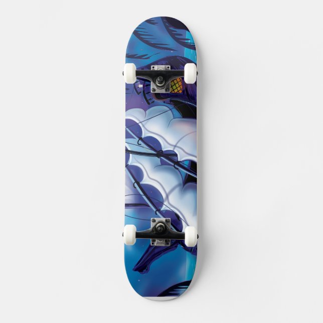 Skateboard Antiguo barco pirata anclado (Anverso)
