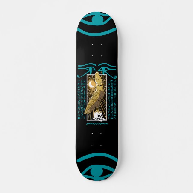 Skateboard Antiguo Egipto Falcon God Horus (Anverso )