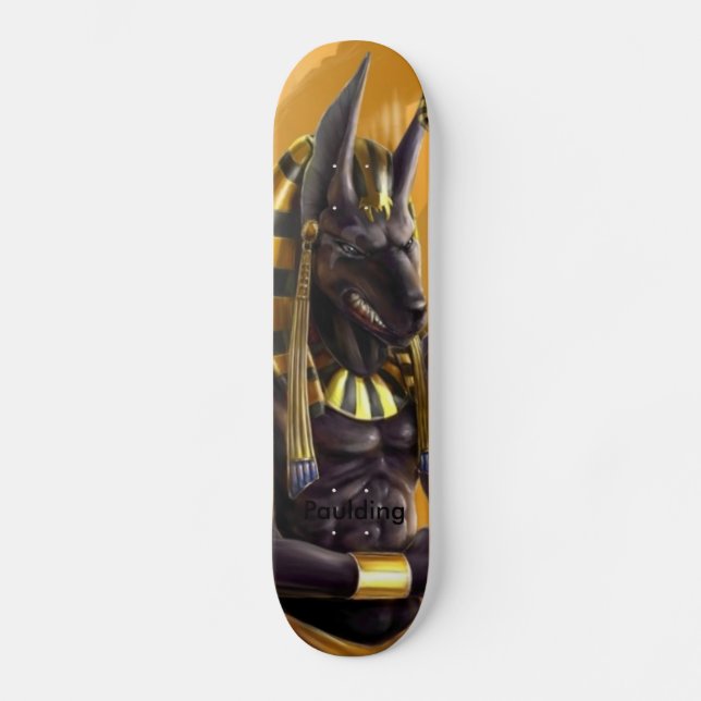 Skateboard Anubis por Camron (Anverso)