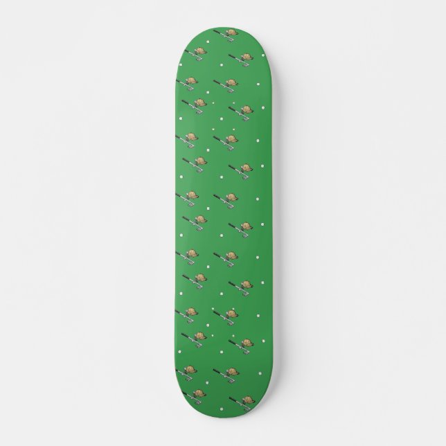 Skateboard Aparatos de golf verdes (Anverso )