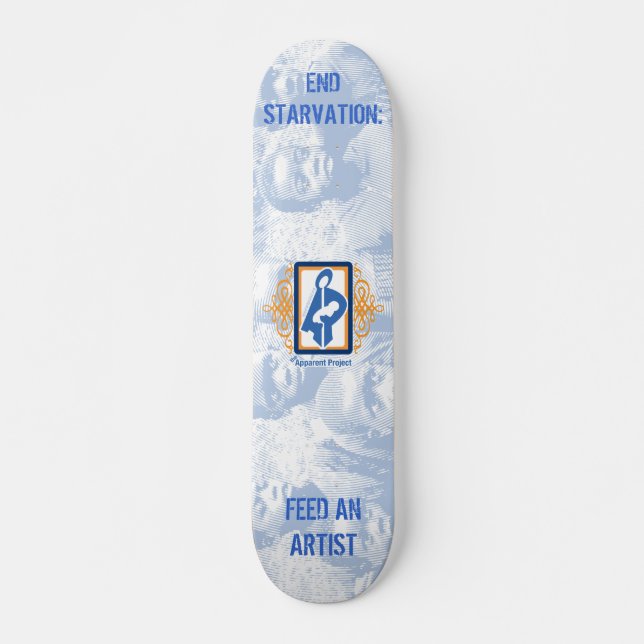Skateboard Aparente proyecto de cubierta de la vieja escuela (Anverso )