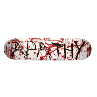 Skateboard Apatía de la salpicadura de la sangre