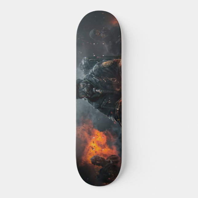 Skateboard - Apocalipsis Steampunk (Anverso)