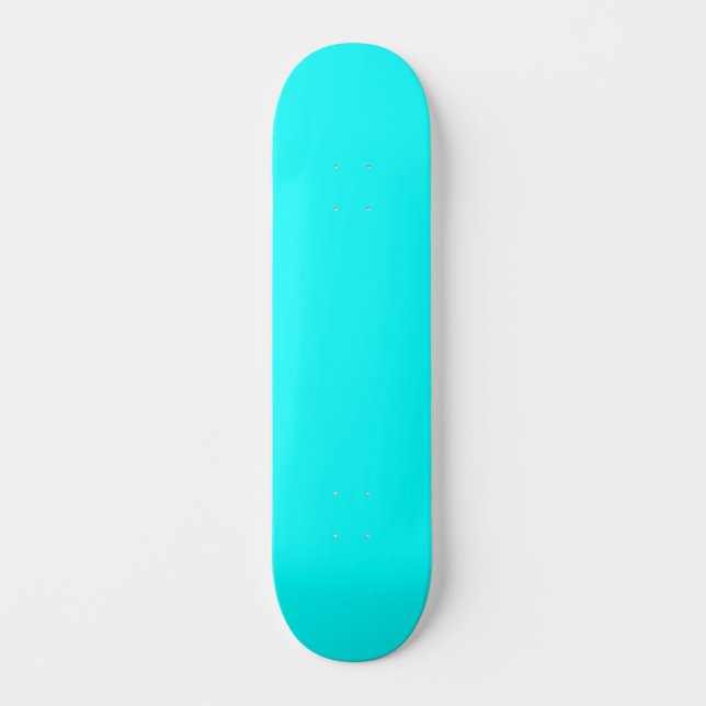 Skateboard Aqua (color sólido) (Anverso)
