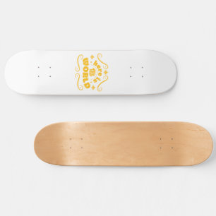 Skateboard Aquí está el mundo