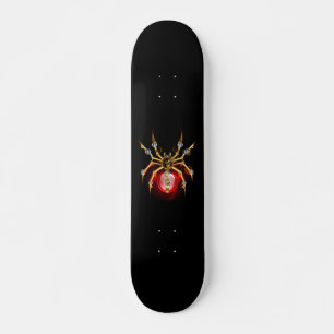 Skateboard Araña de vapor sobre negro