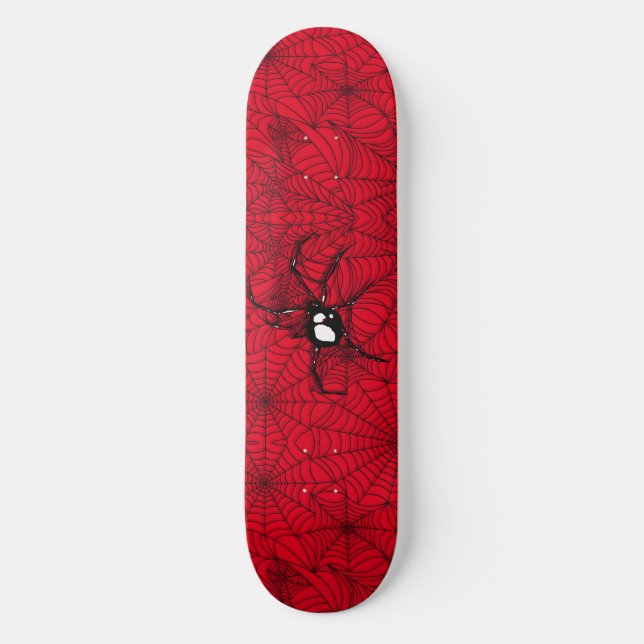 Skateboard Araña negra (Anverso)