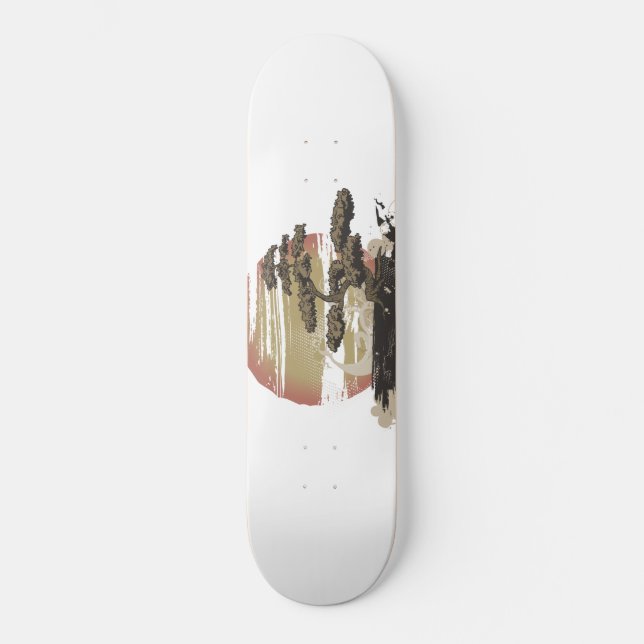 Skateboard Árbol Bonsai (Anverso)
