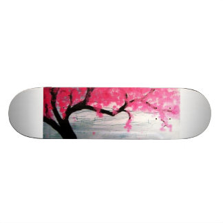 Skateboard Árbol de la flor de cerezo