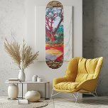 Skateboard Árbol de meditación de la naturaleza de la natural<br><div class="desc">Perfecto para los aficionados al deporte,  los deportistas y los patinadores. Diseñado para inspirar e infundir paz y serenidad con la Naturaleza,  los árboles y el paisaje,  este patinaje es perfecto para aficionados o expertos.</div>