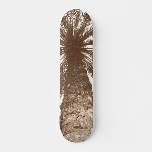 Skateboard Árbol de palma retro (Anverso )