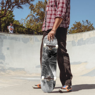 Skateboard Árbol de palmas de vidrio exuberante 2
