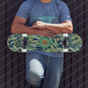 Skateboard Árbol de plátano de selva tropical Strelitzia Mono