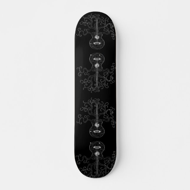 Skateboard Árbol de vida de guitarra (Anverso )