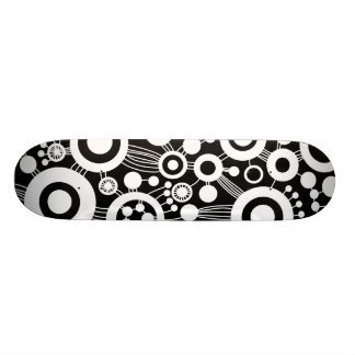 Skateboard Árbol del extracto de la vida - B&W