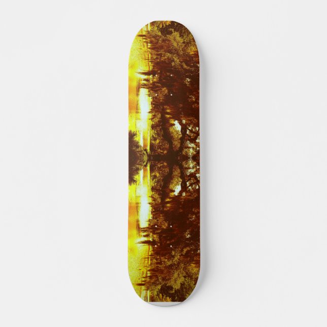 Skateboard Árbol reflejado (Anverso )