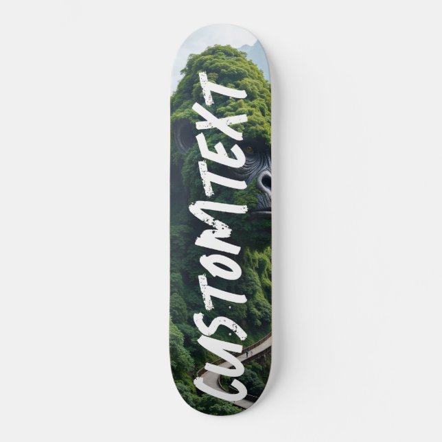 Skateboard Árboles de gorilas de patinaje personalizado perso (Anverso)