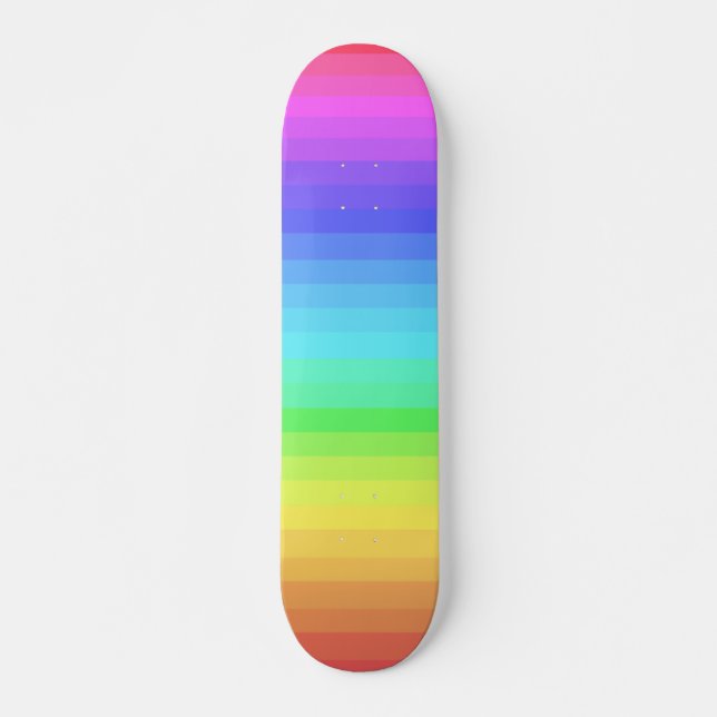 Skateboard Arco iris (Anverso )