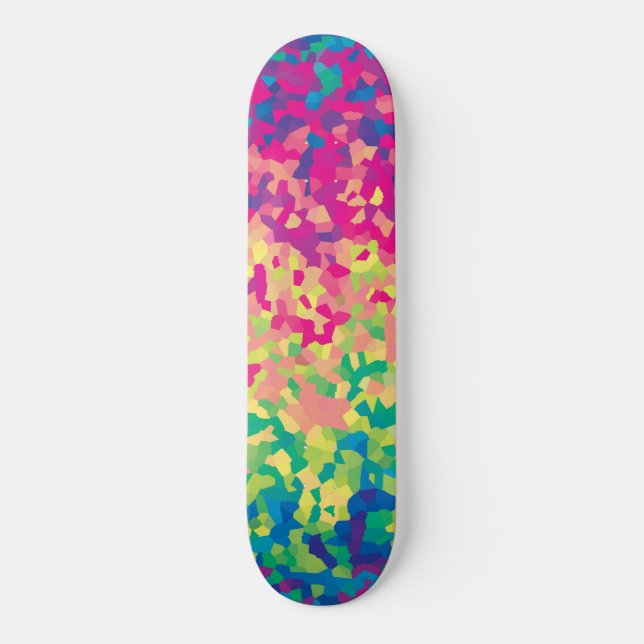 Skateboard Arco iris 15 (Anverso)