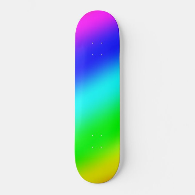 Skateboard arcoíris (Anverso)