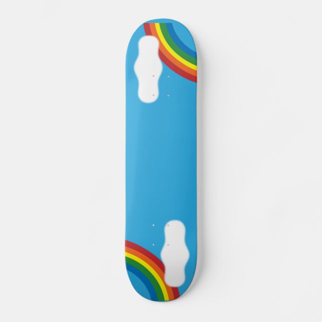 Skateboard Arcoiris (Anverso)