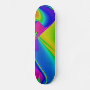 Skateboard Arcoiris abstracto
