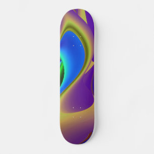 Skateboard Arcoiris abstracto