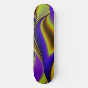 Skateboard Arcoiris abstracto
