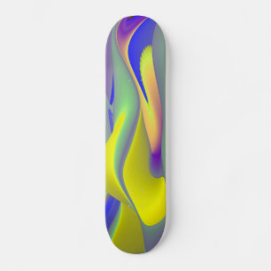 Skateboard Arcoiris abstracto