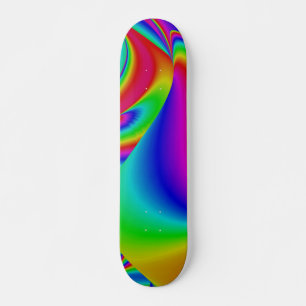 Skateboard Arcoiris abstracto