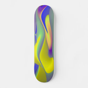Skateboard Arcoiris abstracto