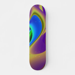 Skateboard Arcoiris abstracto
