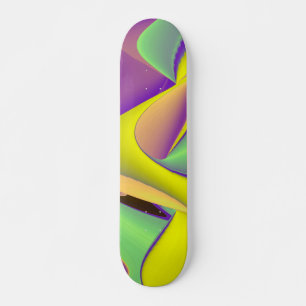 Skateboard Arcoiris abstracto