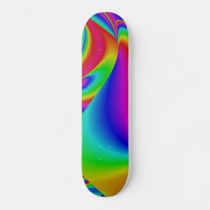 Skateboard Arcoiris abstracto