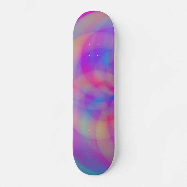 Skateboard Arcoiris claro (Anverso)