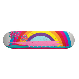 Skateboard Arcoíris del paisaje