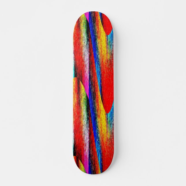 Skateboard Arcoiris grueso (Anverso )