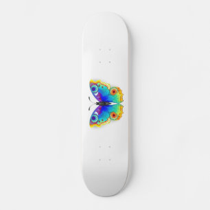 Skateboard Arcoiris mariposa Peacock Eye