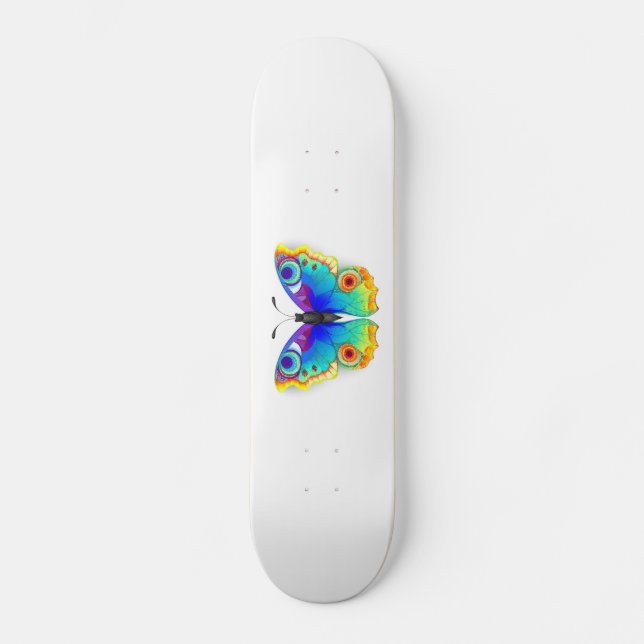 Skateboard Arcoiris mariposa Peacock Eye (Anverso)