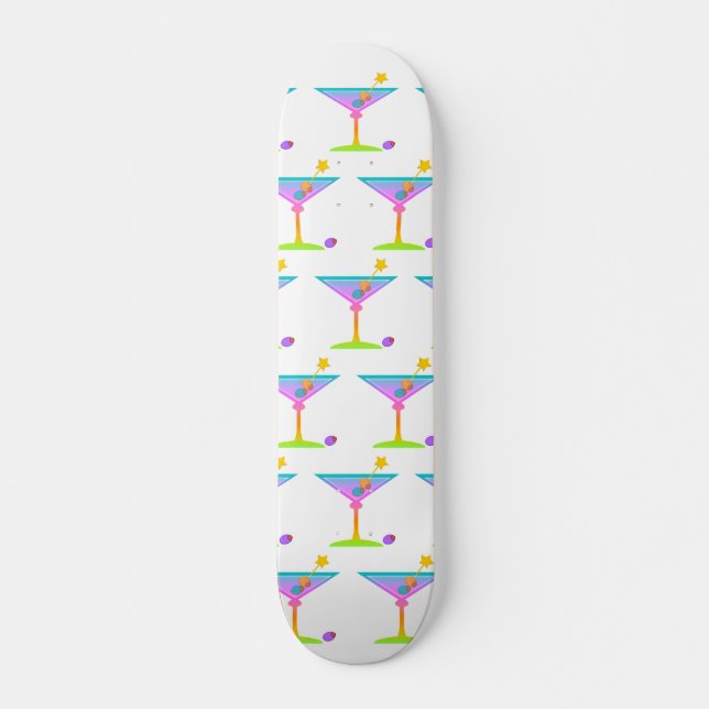Skateboard - Arcoiris Martinis (Anverso )
