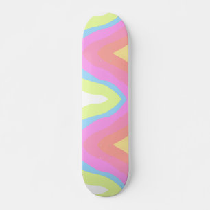 Skateboard Arcoíris multicolor rosa púrpura mes del orgullo t