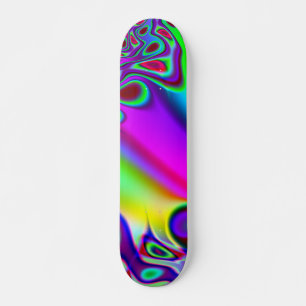 Skateboard Arcoiris psicodélico