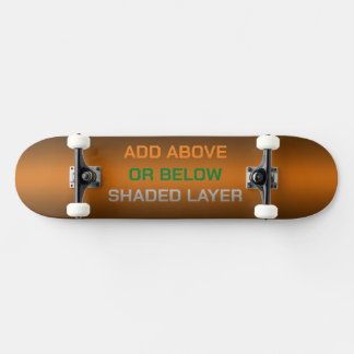 Skateboard Área sombreada A o B