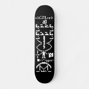 Skateboard Arecibo Binary Message 1974