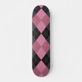 Skateboard Argel rosa y negro