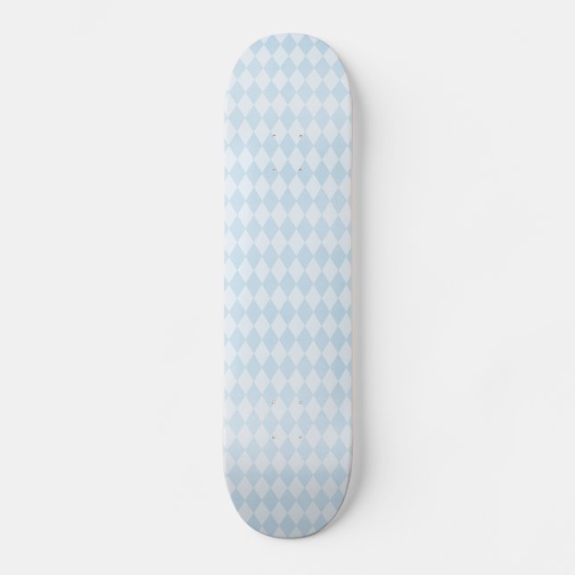 Skateboard argyle09 PATRÓN DE ARGILLO AZUL DE POLVO BABILUMIN (Anverso)